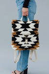 Black & White Aztec Backpack