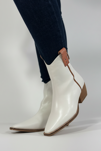 Free Reign Zip Bootie - White