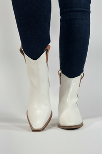 Free Reign Zip Bootie - White
