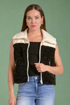 Reversible Vest - White Black