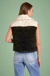 Reversible Vest - White Black