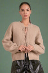 Open Front Cardigan Sweater - Macchiato
