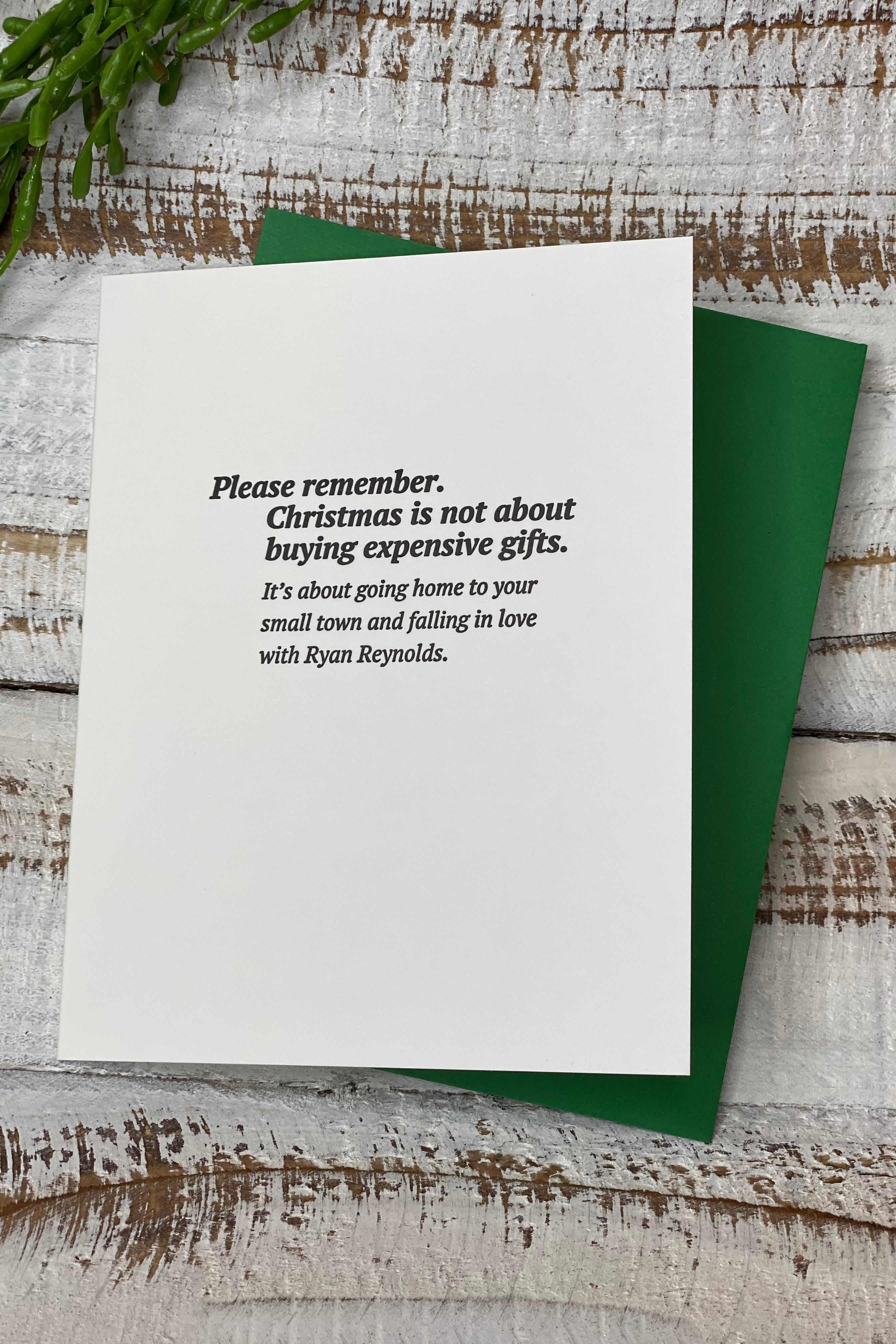 Ryan Reynolds Christmas Card
