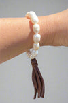 Pearl Bracelet With Tassel