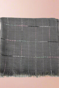 Sparkle Blanket Scarf Grey