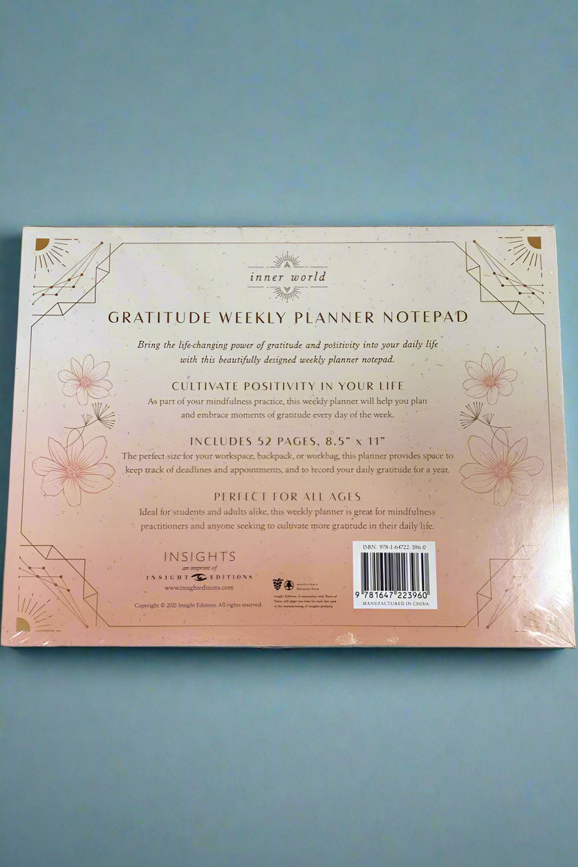 Gratitude Weekly Planner