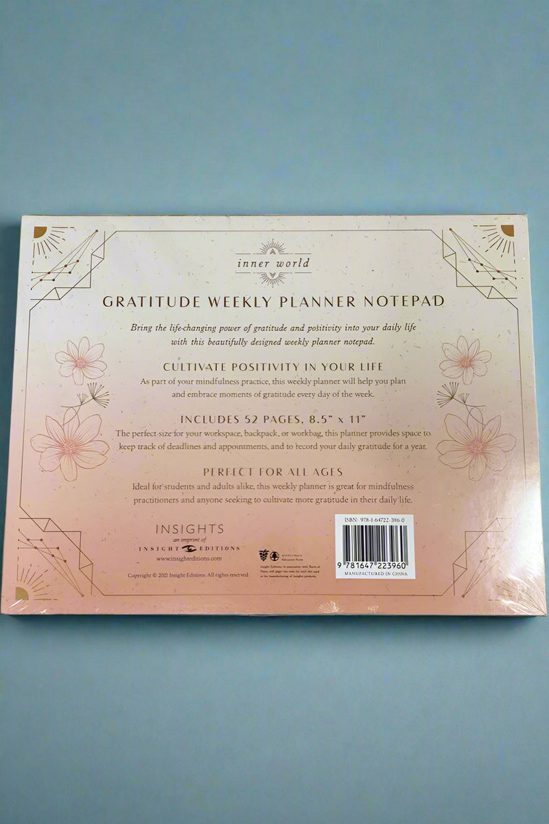 Gratitude Weekly Planner