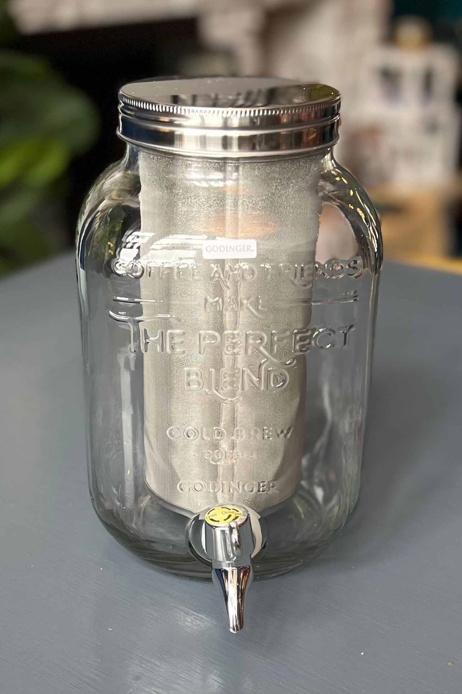 Cold Brew Glass Jar