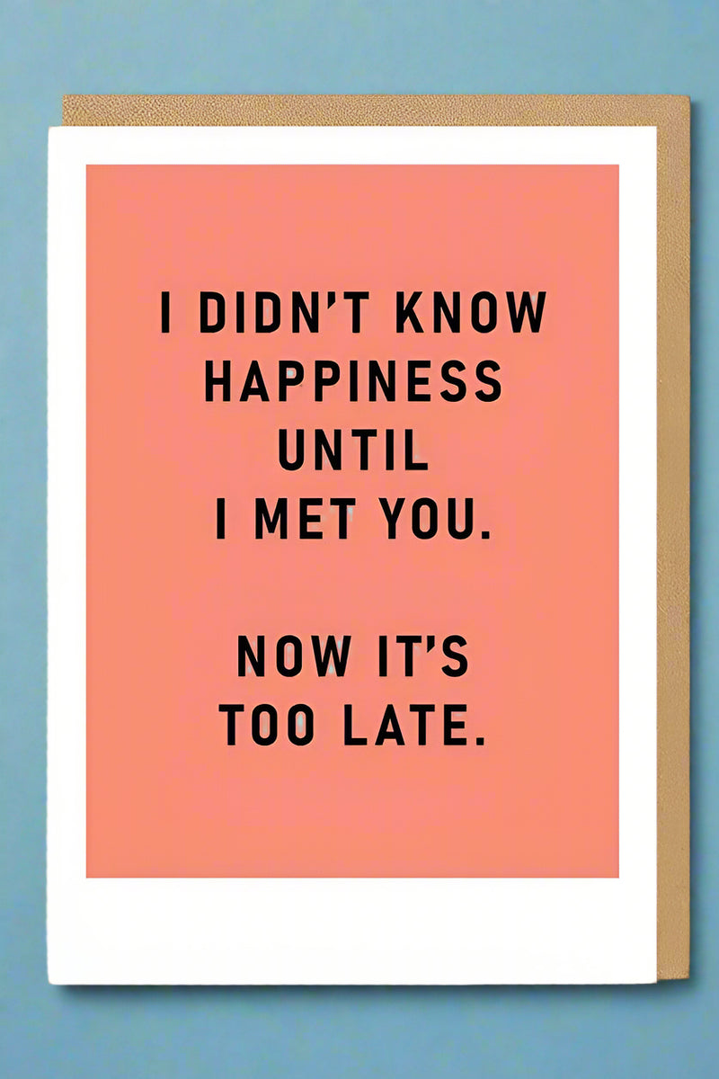 Wedding & Love- Too Late