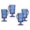 Blue Claro Footed Mug 4 Pack