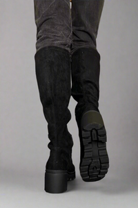 Talina Knee High Boots - Black