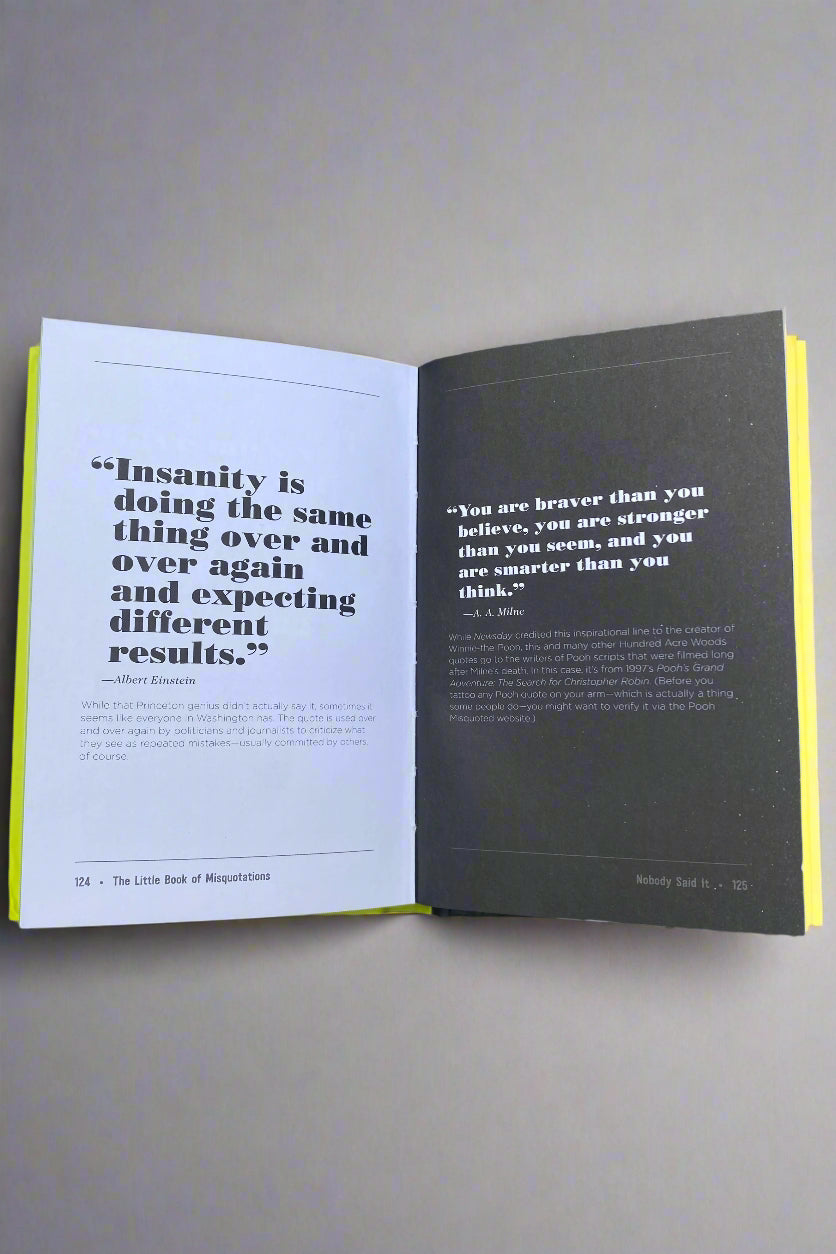 The Little Book Of Misquotations