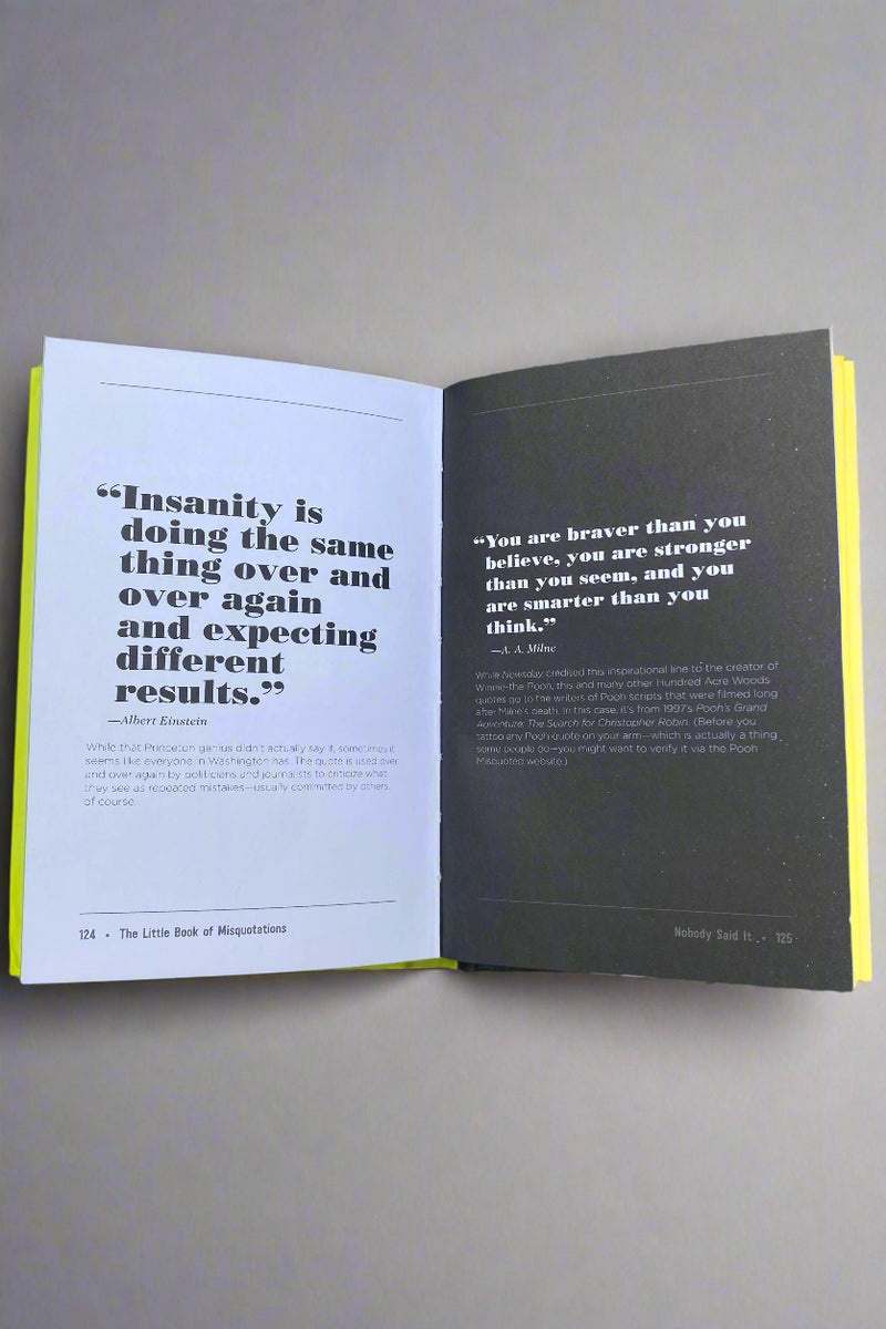 The Little Book Of Misquotations