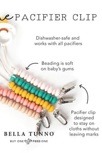 Bella Tunno Pacifier Clip - Green