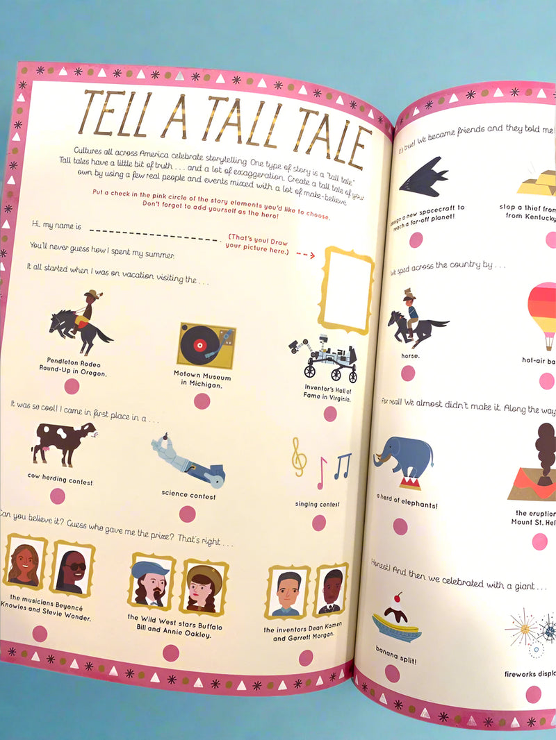 The 50 States Activity Book