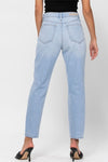 High Rise Slim Straight Front Pleat LD C226