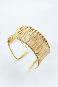 Madison Raffia Cuff Bracelet