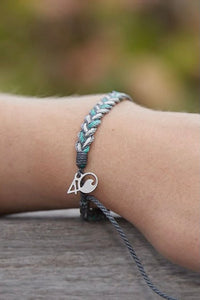 Bali Boarder Bracelet Gray & Green