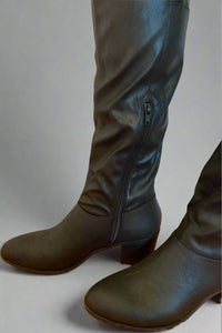Topanga Knee High Boots Black