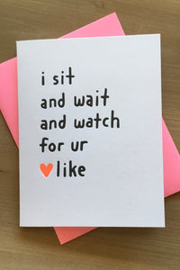 Love - Sit Wait & Watch