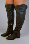 Topanga Knee High Boots Black