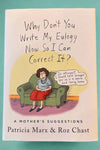 The cover of A Mother's Suggestions written by Patricia Marx and illustrated by Roz Chast.