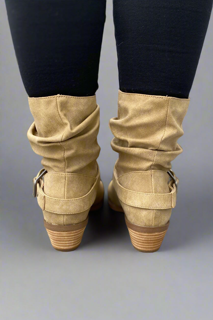 Lamar Bootie Taupe
