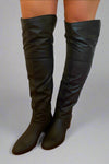 Topanga Knee High Boots Black