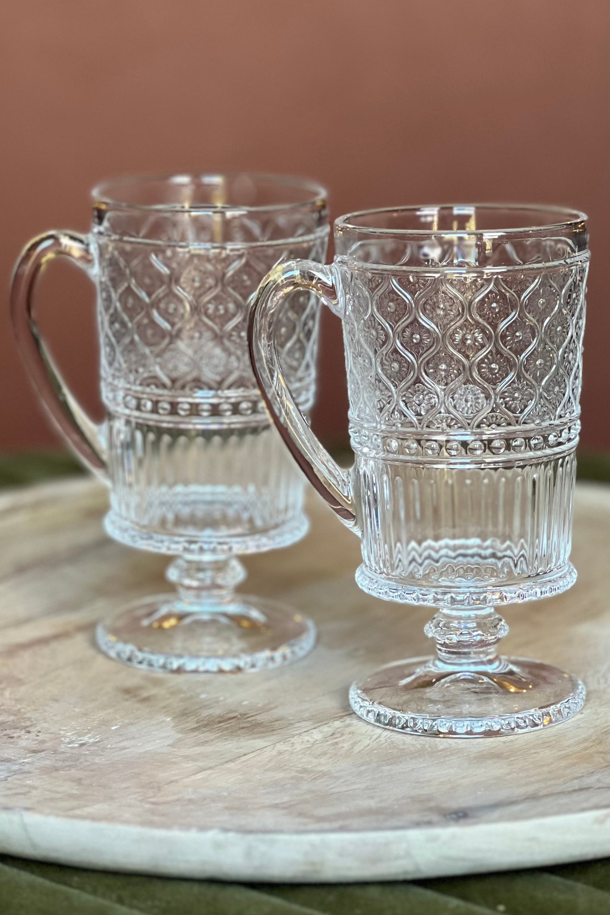 Galway Crystal Irish Coffee Mug Set