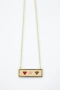 Beaded Heart Necklace