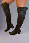 Topanga Knee High Boots Black