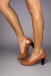 Serene Pump Shoes Cognac