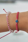 Ocean Drop Bracelet - Pink