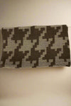 Houndstooth Infinity Scarf Brown