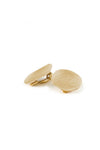 Disc Clip Earrings Gold