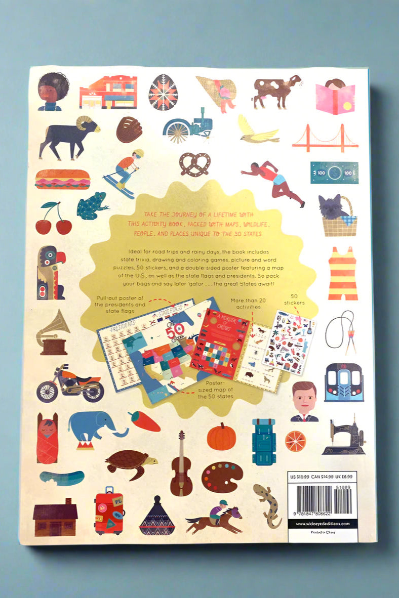 The 50 States Activity Book