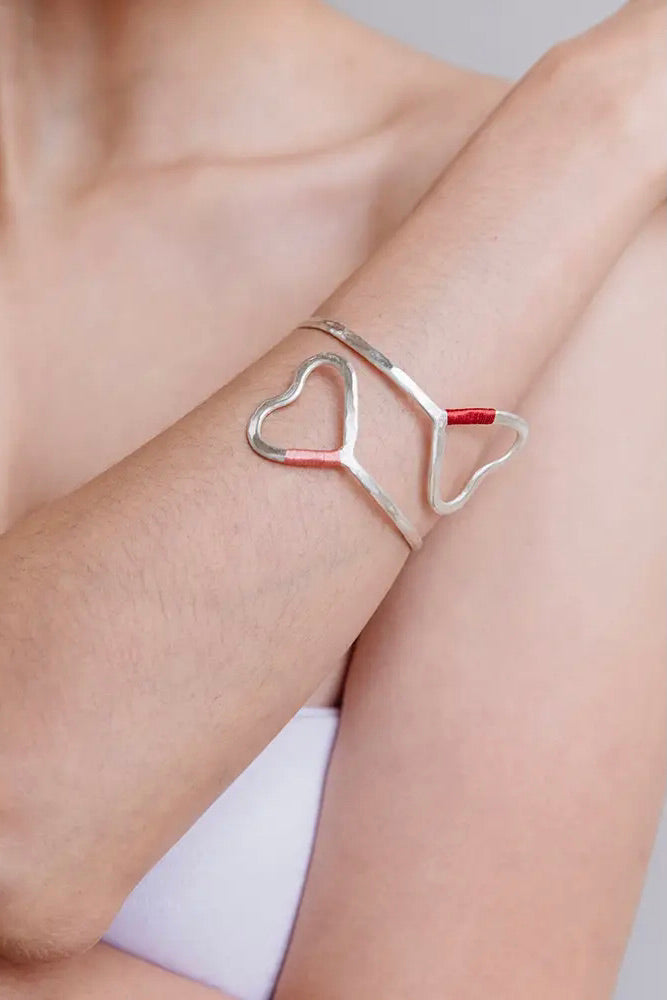 Heart Bracelet Silver