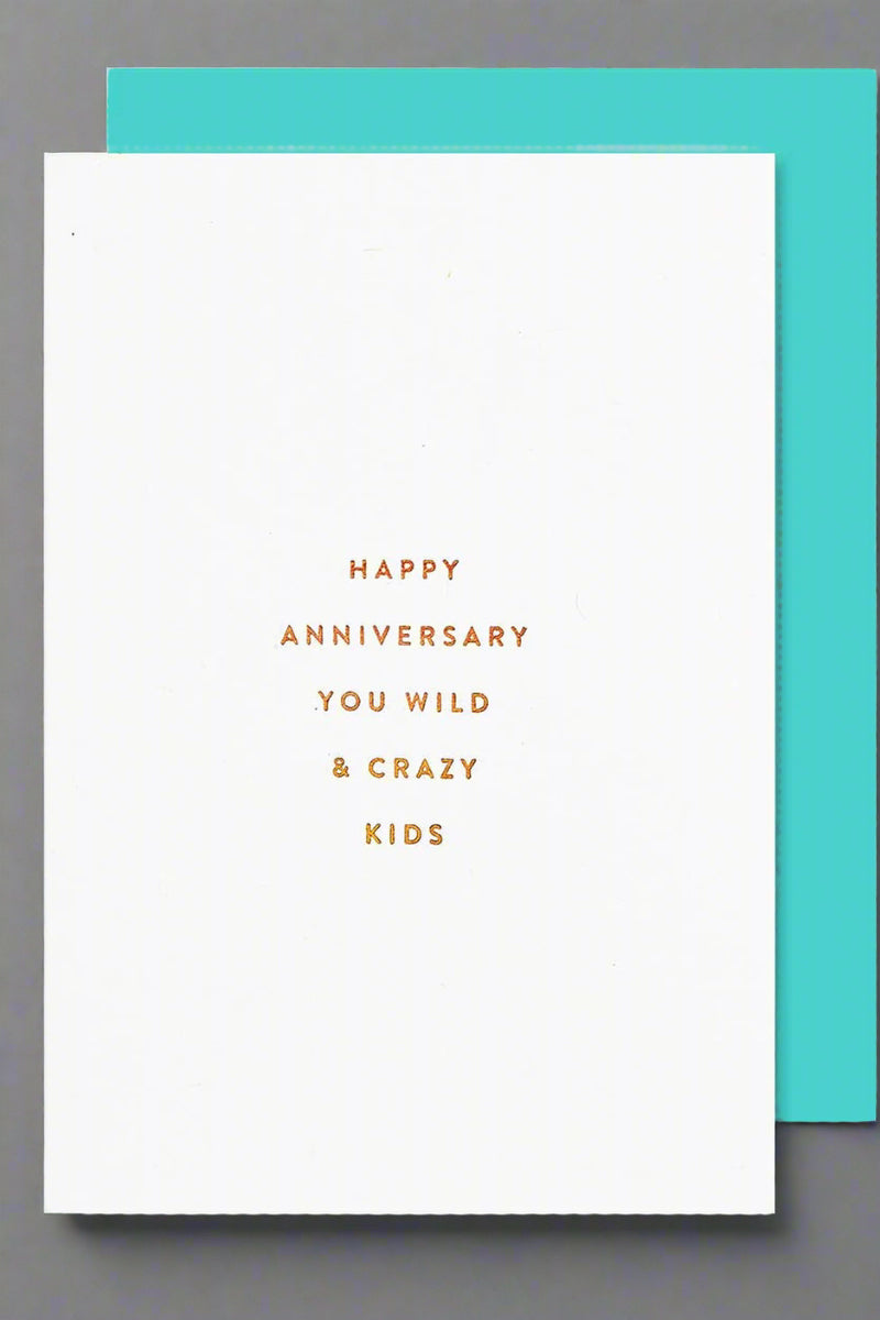 Anniversary- Wild & Crazy Kids