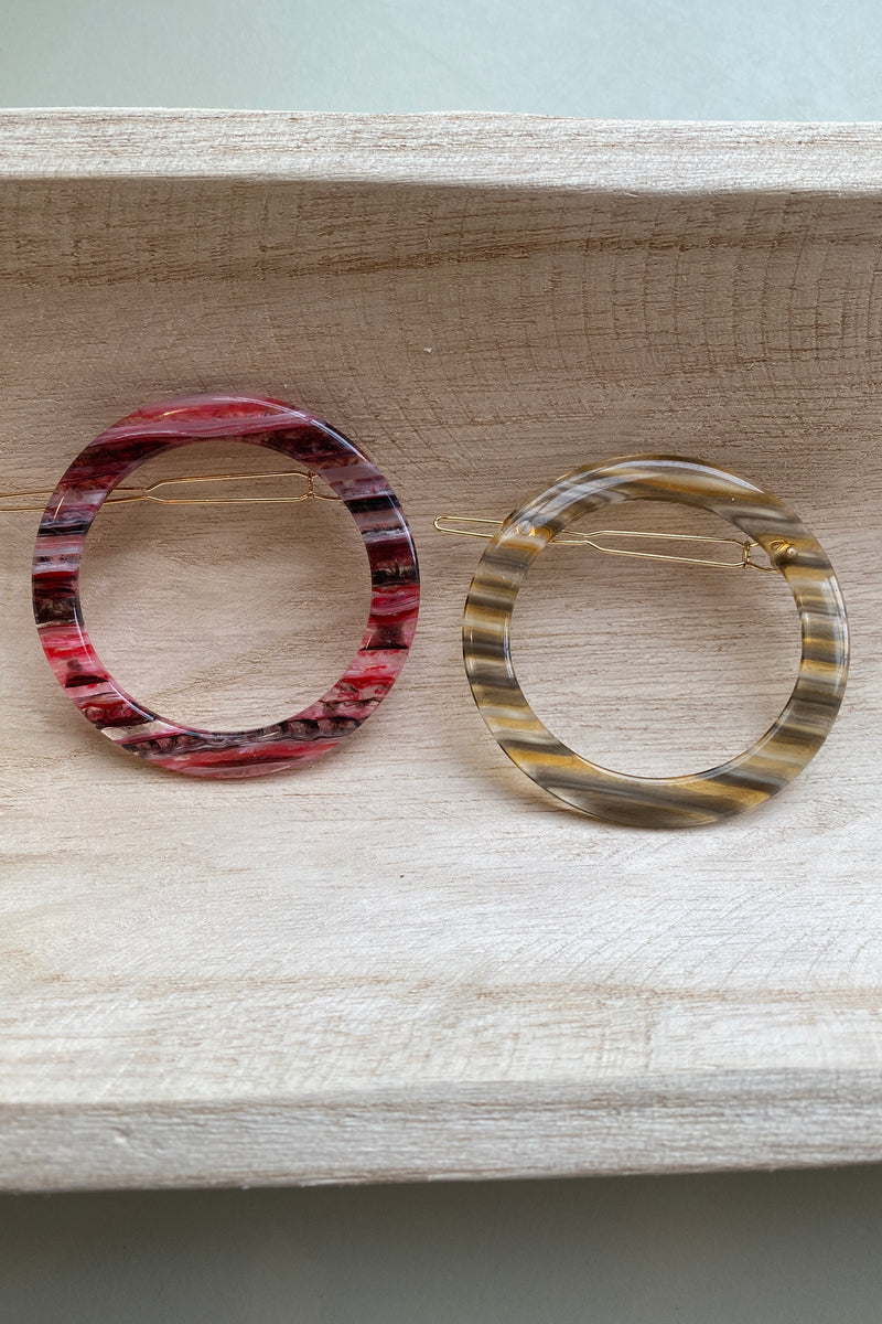 Round Hair Clip