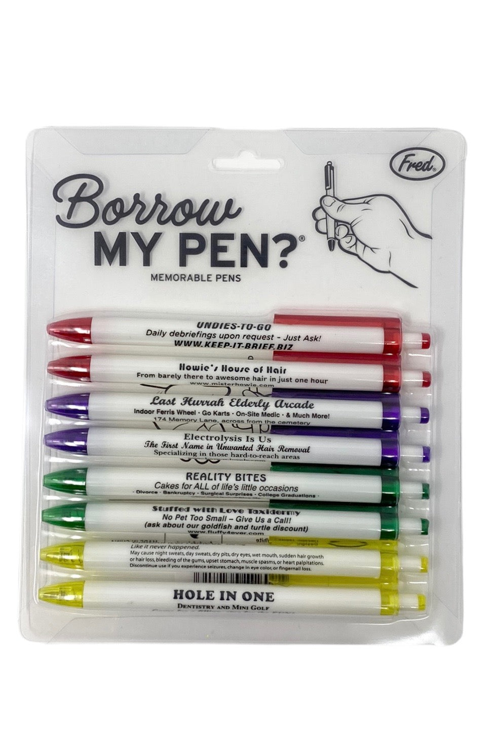 Borrow My Pen Funny Memorable Sayings Hole In One Last Hurrah Colorful –  Spot