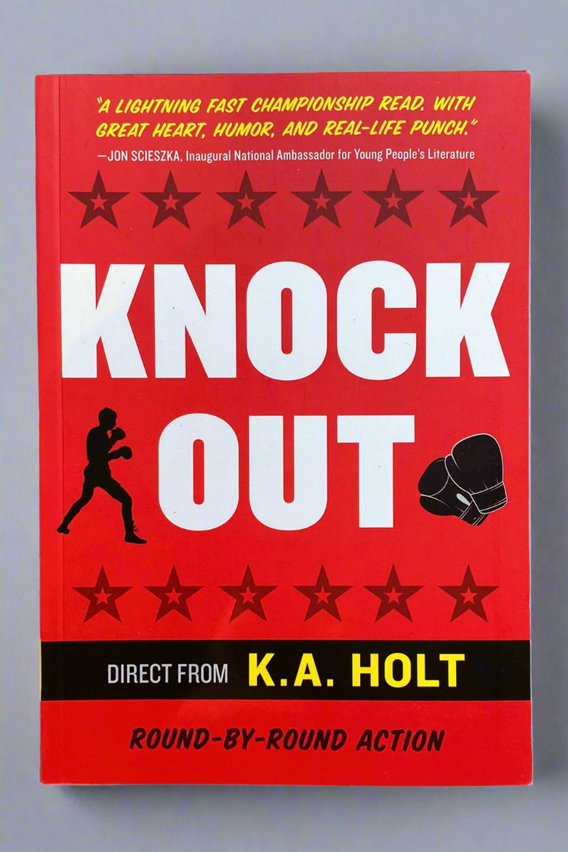 The cover of Knock Out by K.A. Holt.