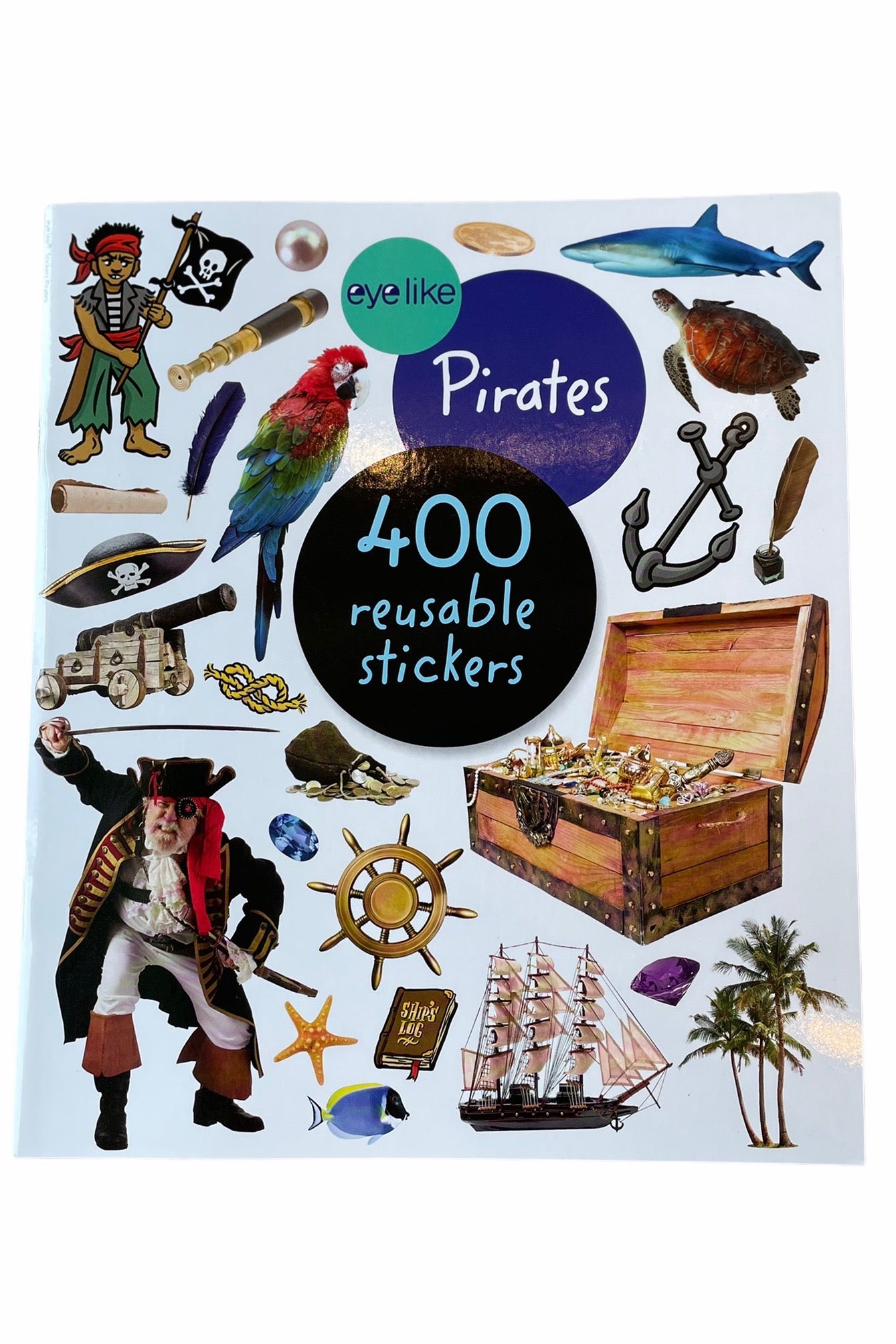 Pirates: 400 Reusable Stickers - Collectible, Mix Match & Trade! – Spot