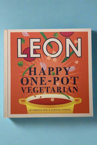 Cover of Leon- Happy One-Pot Vegetarian by Rebecca Seal and Chantal Symons.