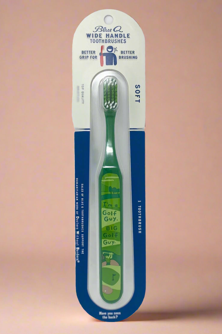 Blue Q Wide Handle Toothbrush