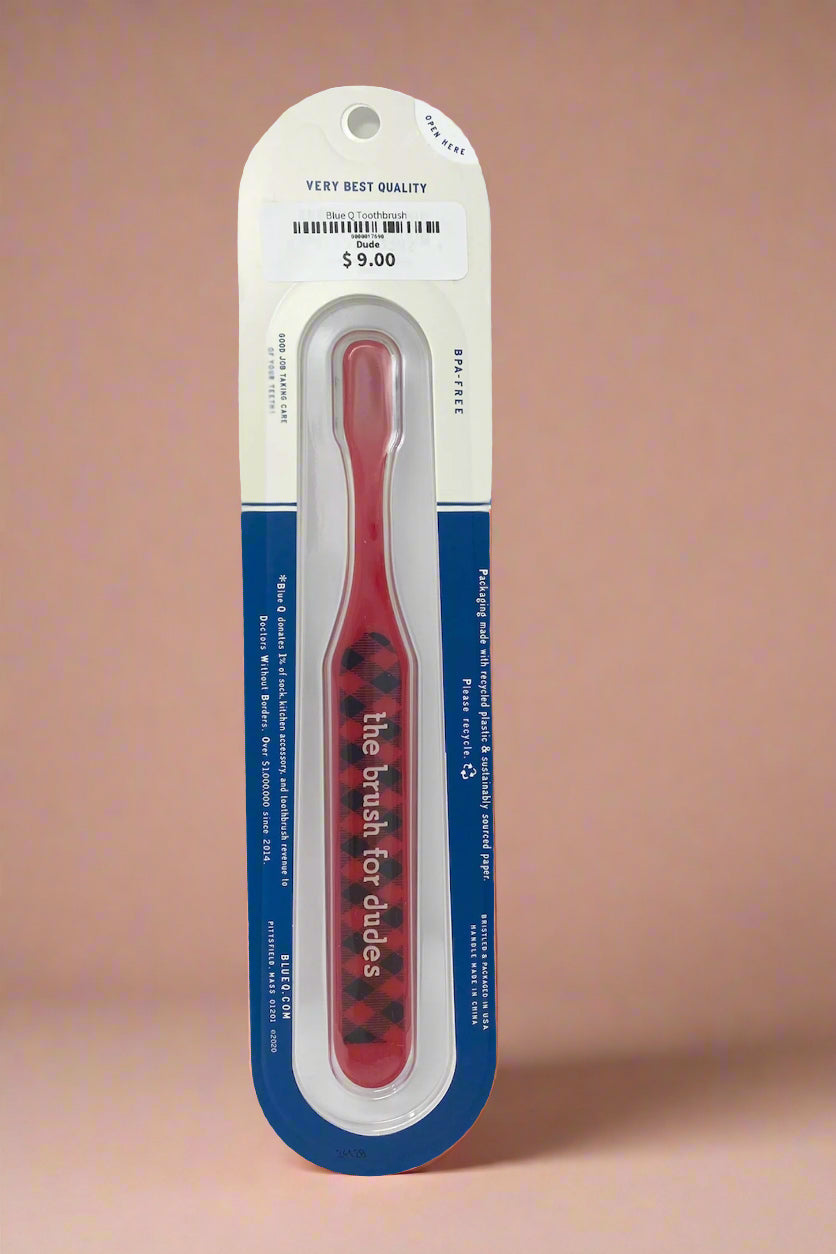 Blue Q Wide Handle Toothbrush