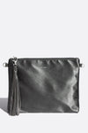 Michelle Clutch - Satin Grey