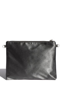 Michelle Clutch - Satin Grey