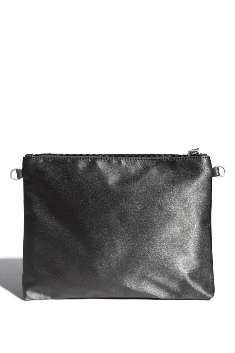 Michelle Clutch - Satin Grey