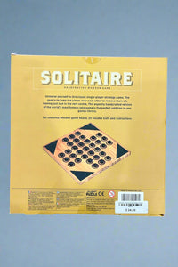 Solitaire - Handcrafted Wooden Game